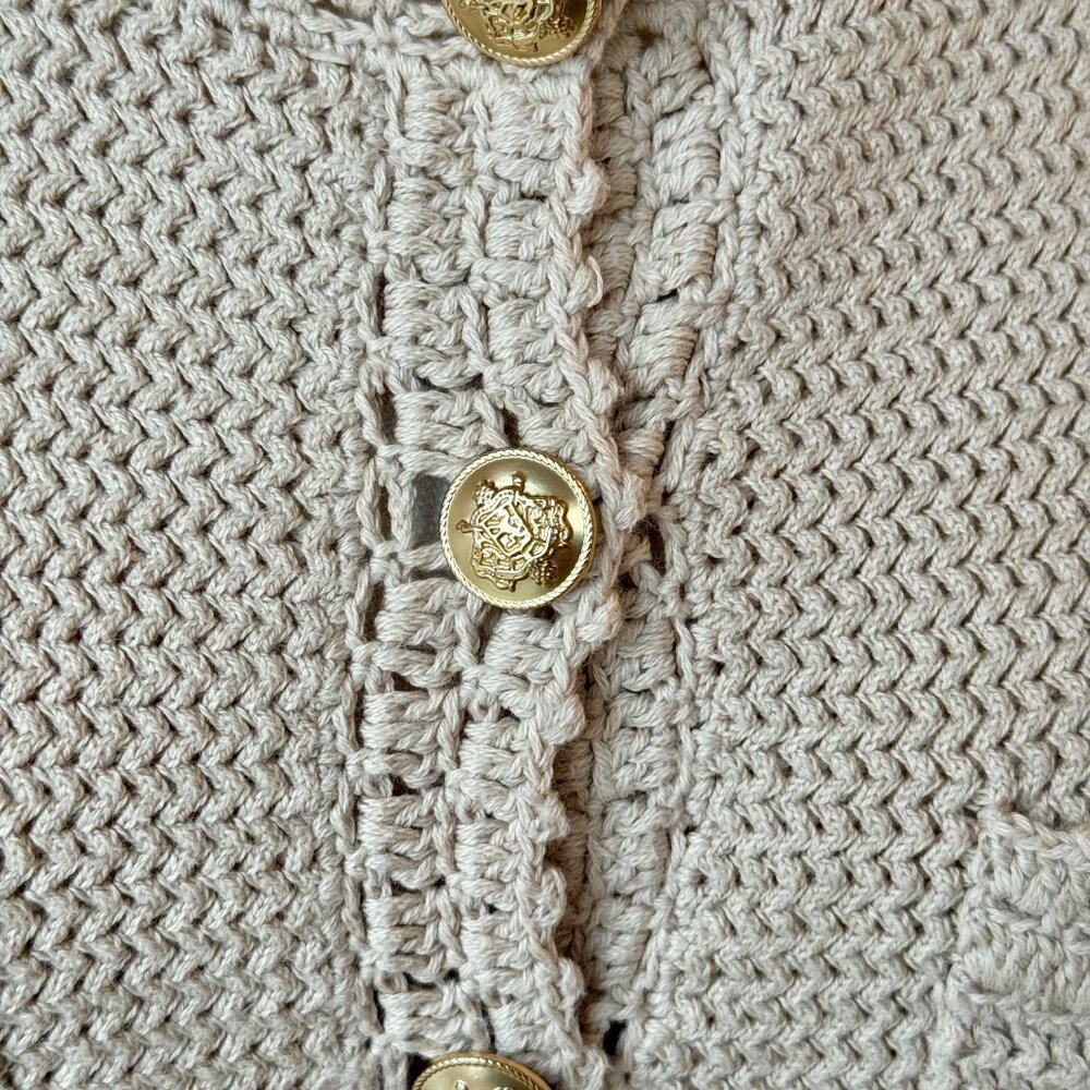 J.Crew Lady Crochet Jacket – Cream (Petite Friendly) - Picture 3 of 3